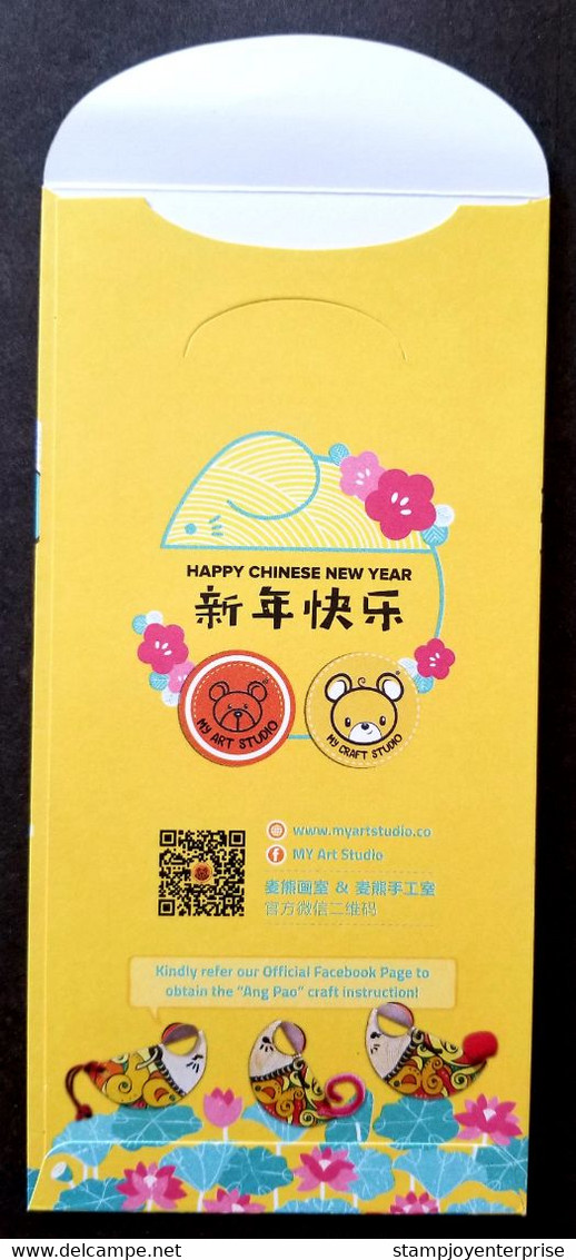 Malaysia My Art Studio 2020 Year Of The Rat Cartoon Animation Chinese New Year Angpao (money Packet) - Nieuwjaar