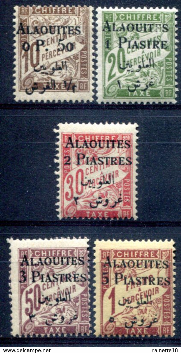 Alaouites      Taxes   1/5 * - Unused Stamps
