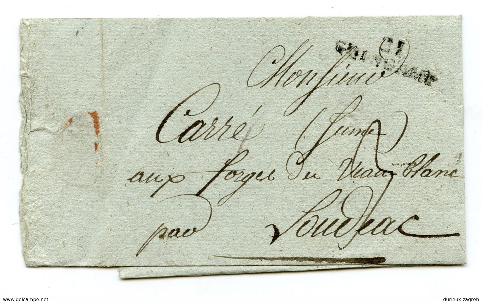 France Prephiately Letter Posted 1812 Guingamp B230205 - Unclassified