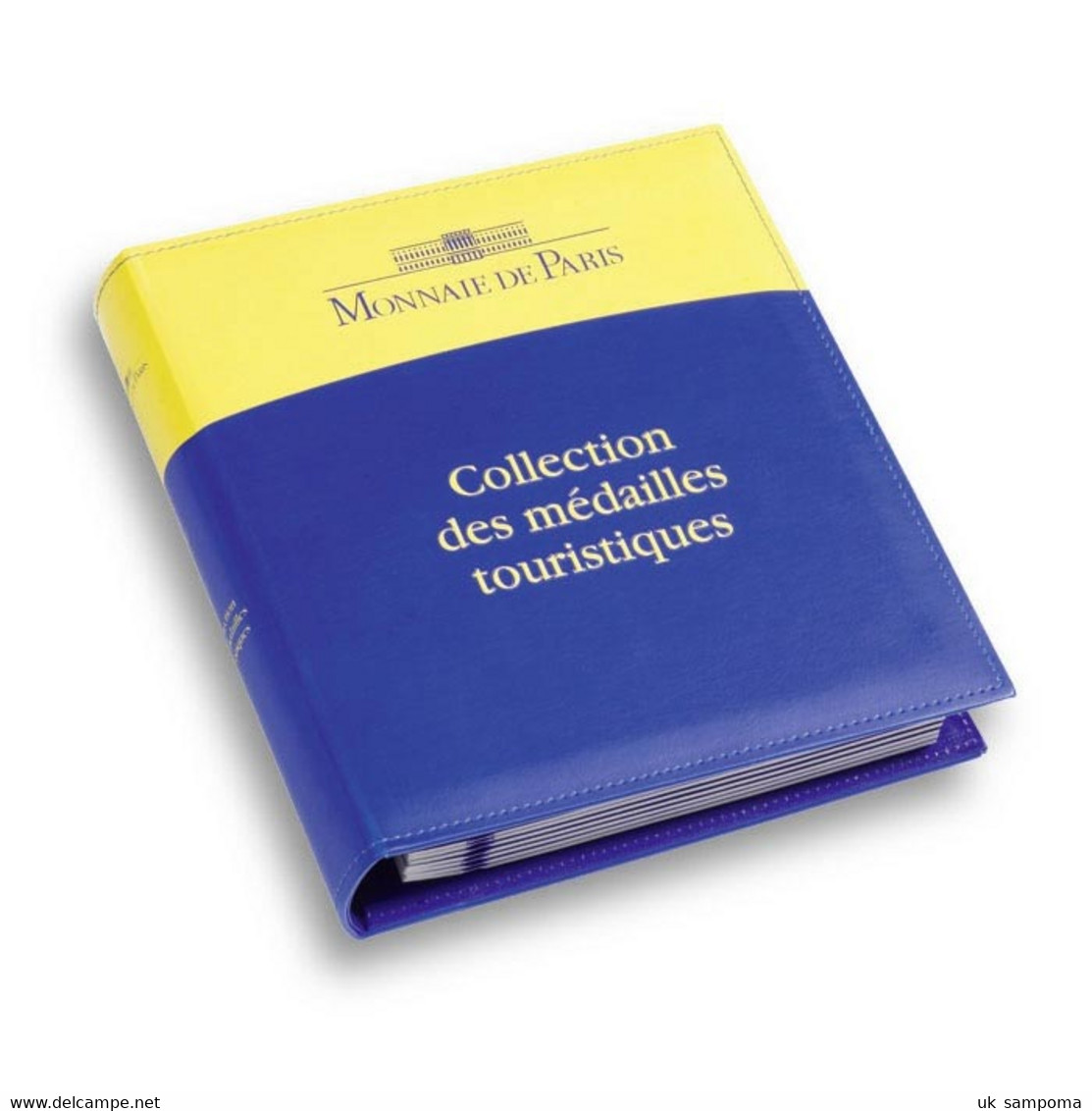 Coin Album In Classic Design Collection Des Médailles Touristiques - Large Format, Black Pages