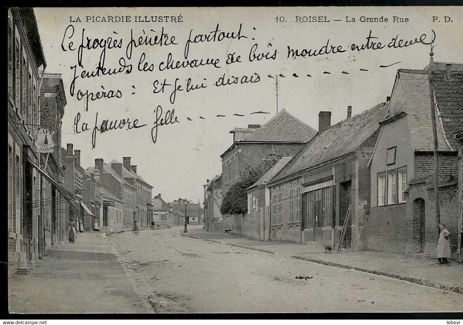 ROISEL « La Grande Rue » - Ed. P. Dupré à Saint-Quentin(1904) - Roisel