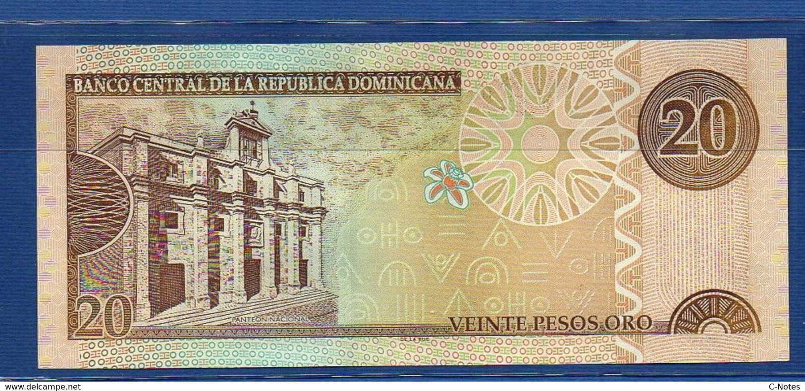 DOMINICAN REPUBLIC - P.169c – 20 Pesos Oro 2003 UNC, Serie KR 8875634 - Dominicaine