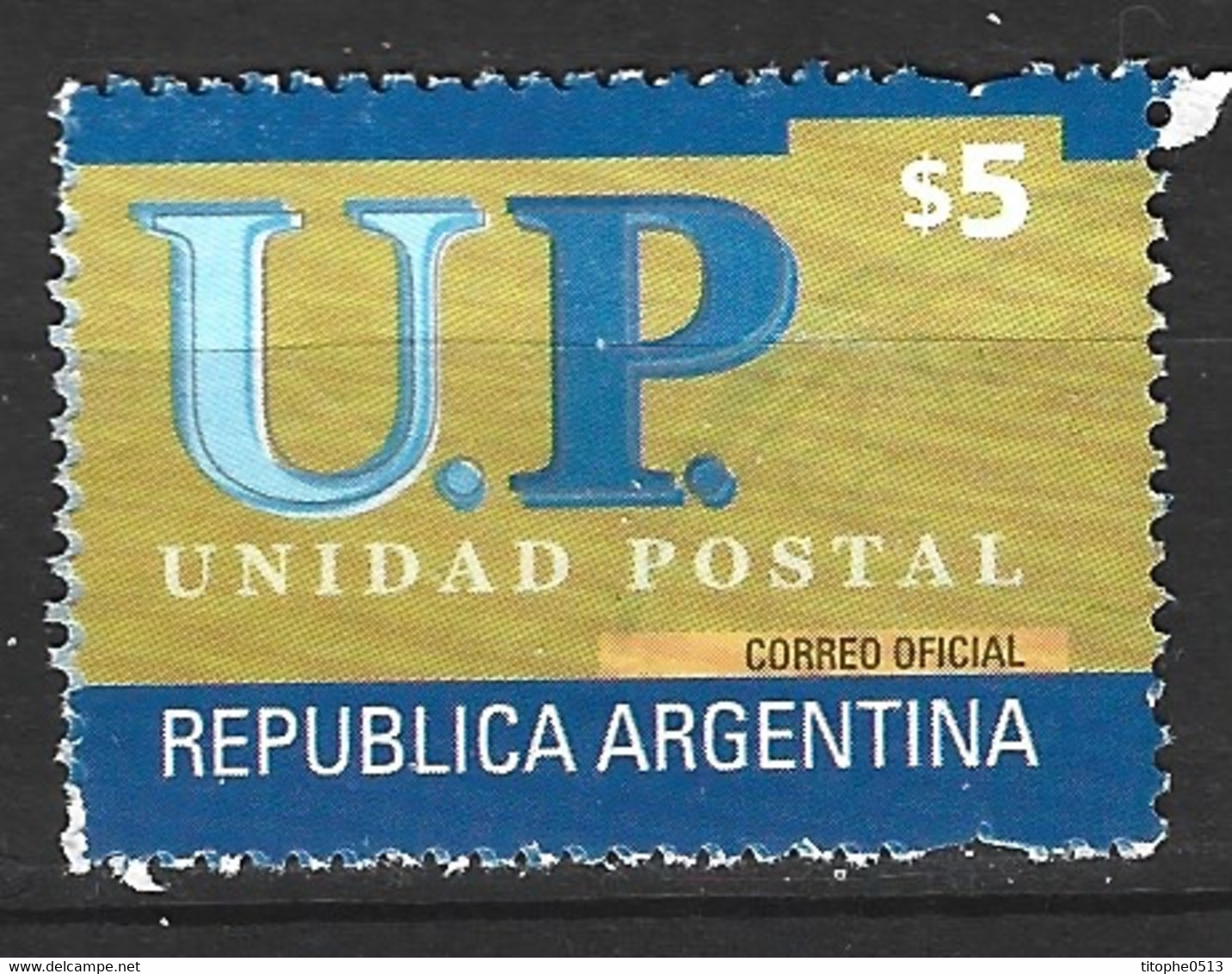 ARGENTINE. N°2210H Oblitéré De 2002. Unité Postale. - Gebruikt