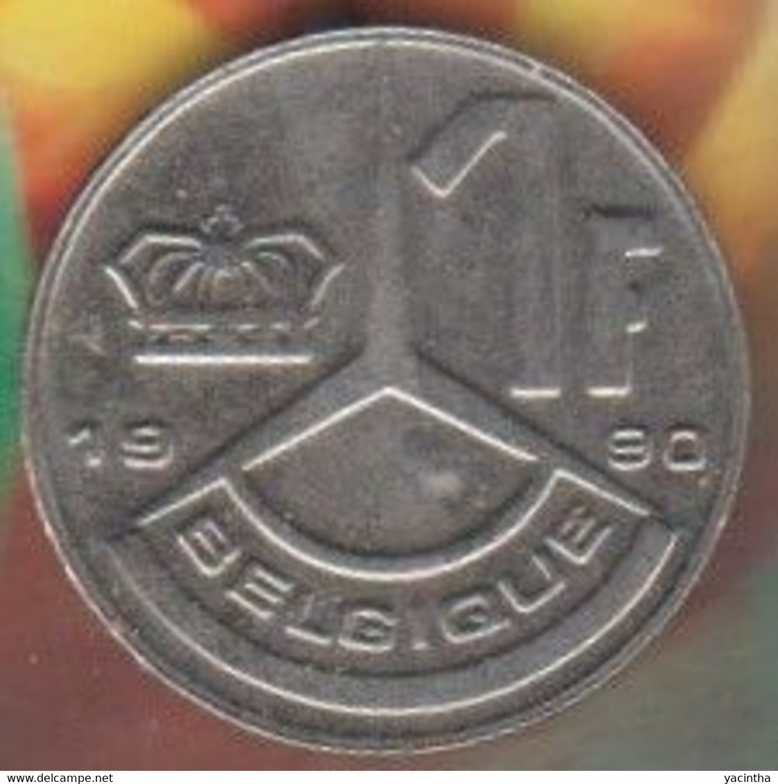 @Y@  België   1 Frank  1980     (4942) - 20 Francs