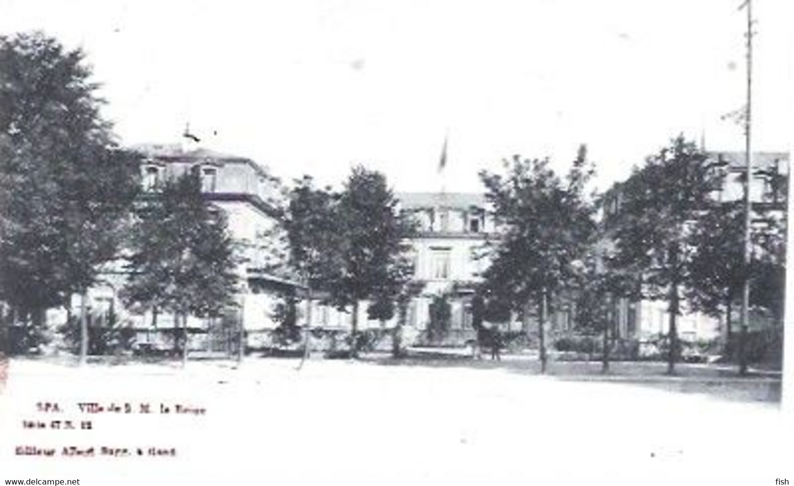 Belgium &  Marcofilia, SPA, Villa De S. M. La Reine Des Belges, Coimbra 1903 (12) - Spa