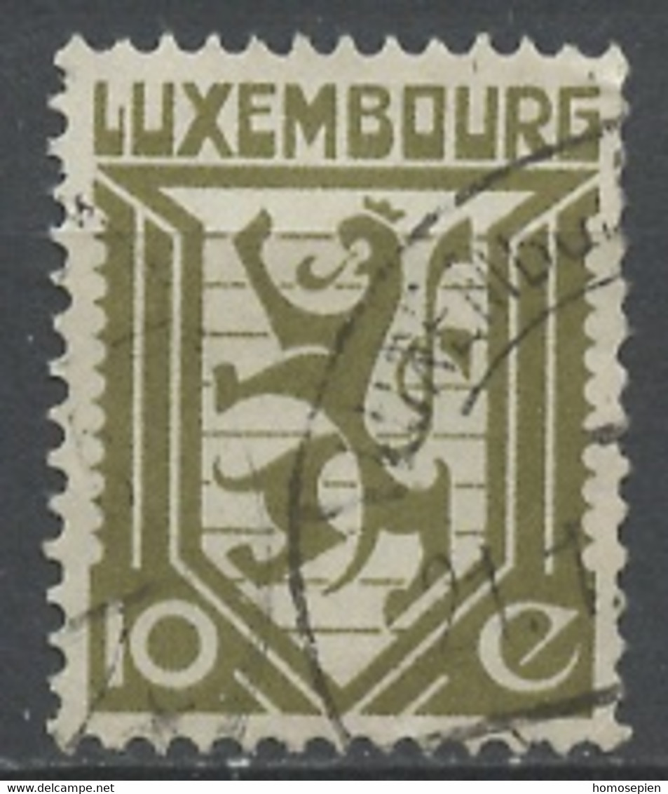 Luxembourg - Luxemburg 1930 Y&T N°232 - Michel N°233 (o) - 10c Armoirie - 1926-39 Charlotte Right-hand Side