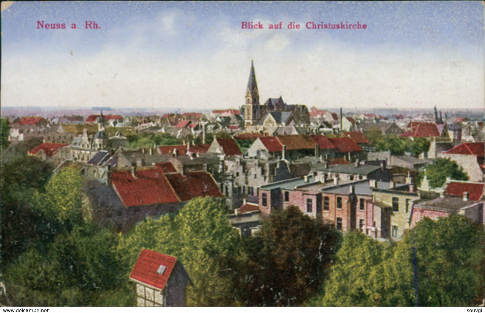 DE NEUSS /  Blick Auf Die Christuskirche / CARTE COULEUR - Neuss