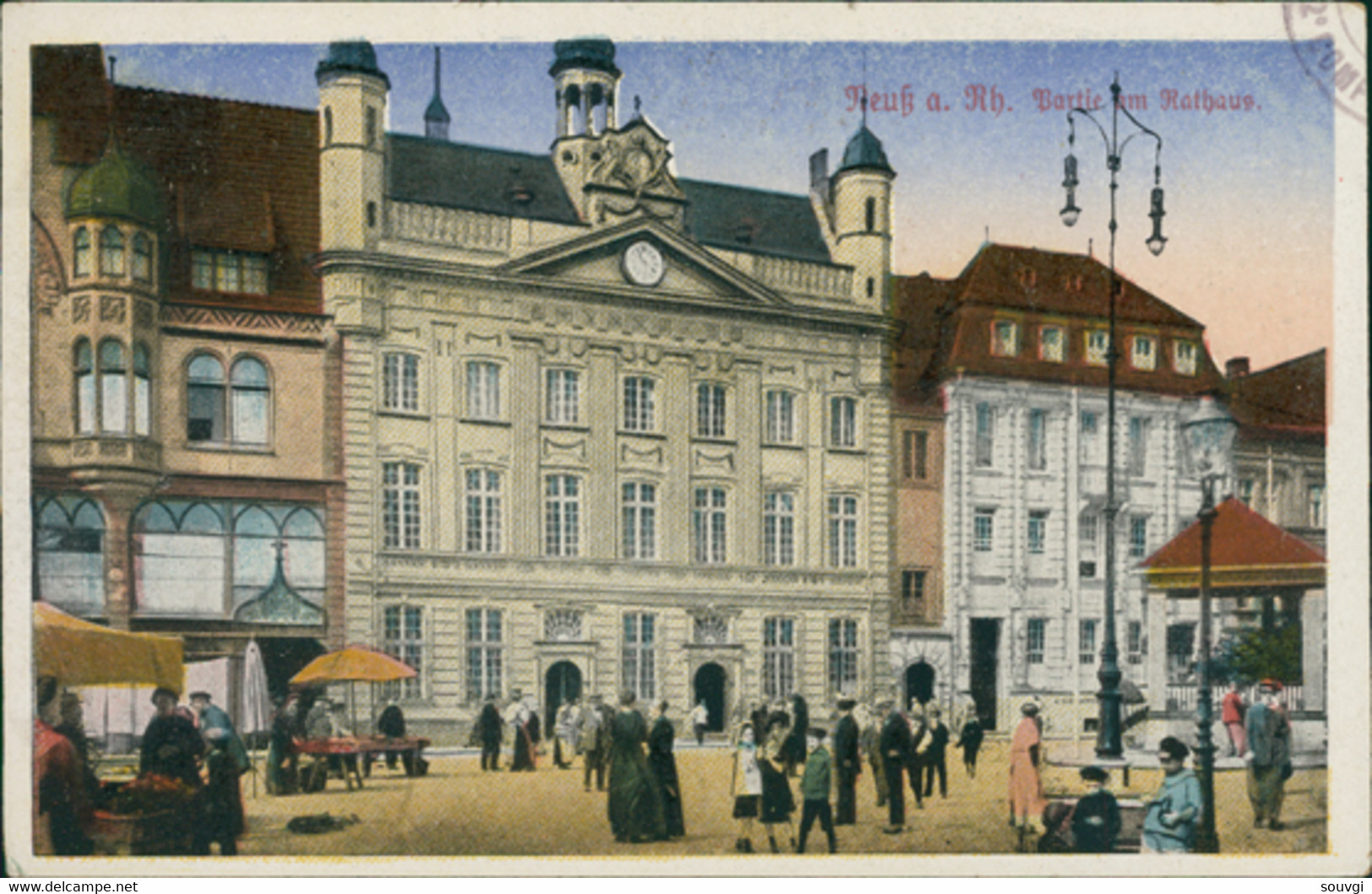 DE NEUSS /  Partie Am Rathaus / CARTE COULEUR - Neuss