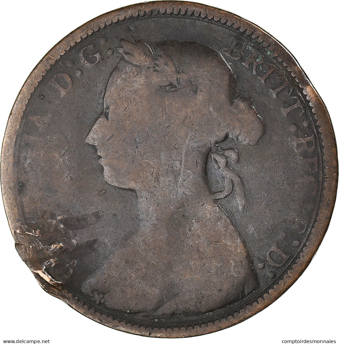 Monnaie, Grande-Bretagne, 1/2 Penny, 1886 - C. 1/2 Penny