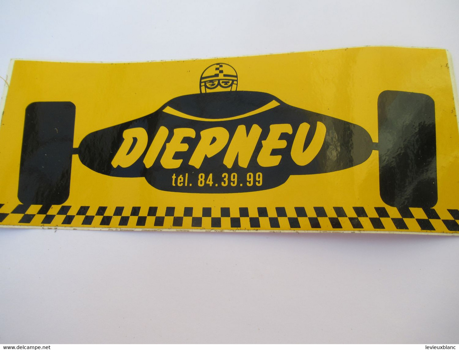 Automobile/Auto-collant Publicitaire Ancien /DIEPNEU/ Pneumatique/ DIEPPE/Vers 1980-1981                         ACOL195 - Stickers