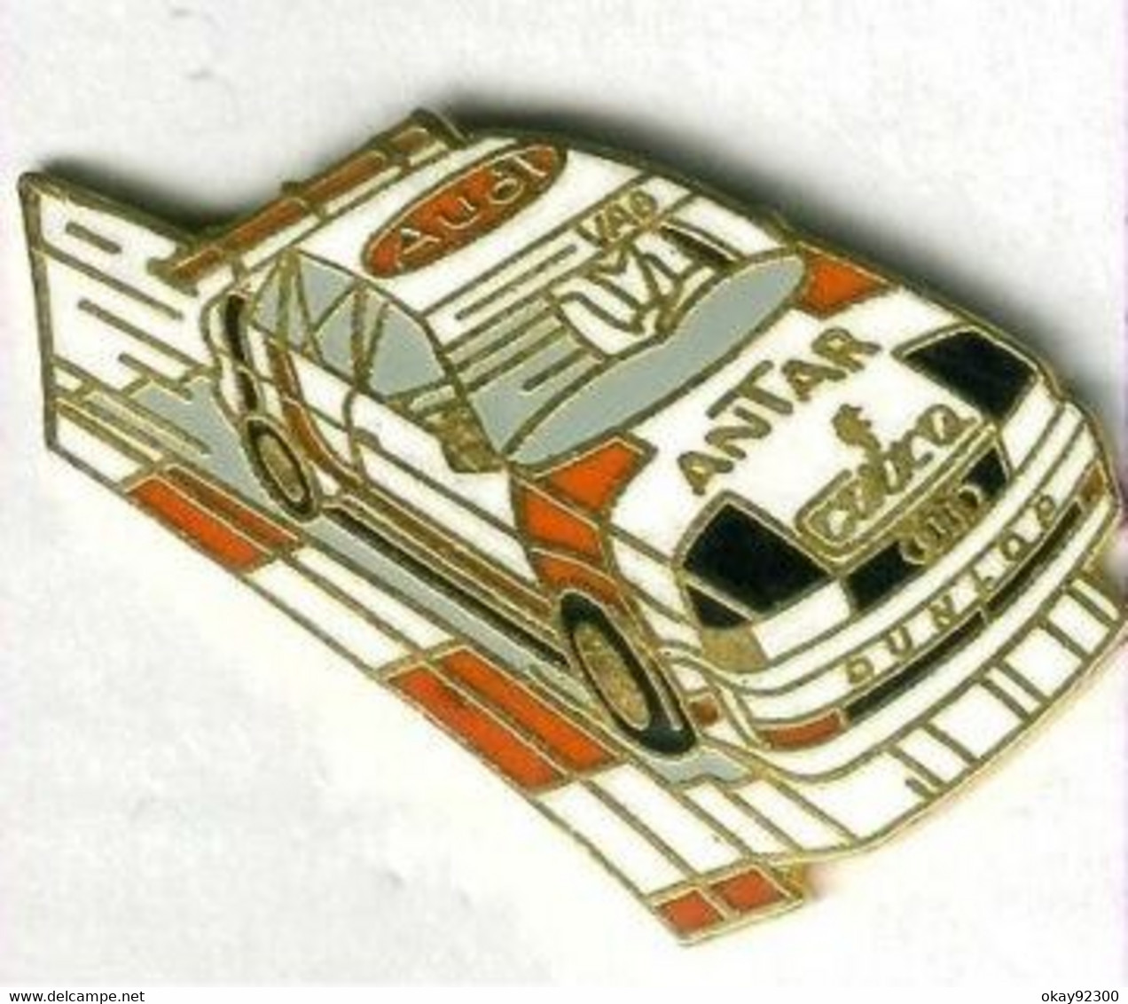 Pin's AUDI Voiture Automobile Car Rallye Antar Dunlop - Audi