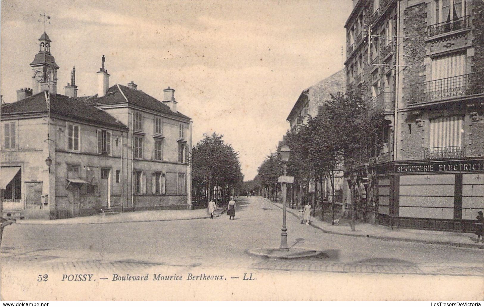 FRANCE - 78 - POISSY - Boulevard Maurice Bertheaux - LL -  Carte Postale Ancienne - Poissy