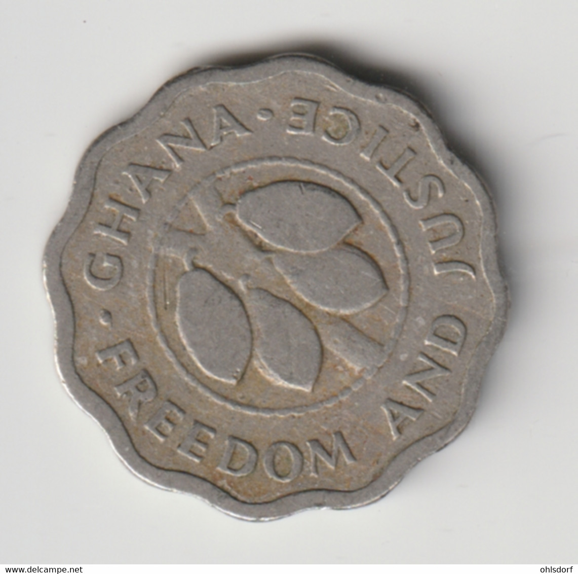 GHANA 1967: 2 1/2 Pesewas, KM 14 - Ghana