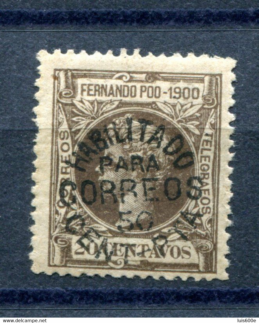 1900.FERNANDO POO.EDIFIL 94**.NUEVO SIN FIJASELLOS(MNH).CATALOGO 60€ - Fernando Po