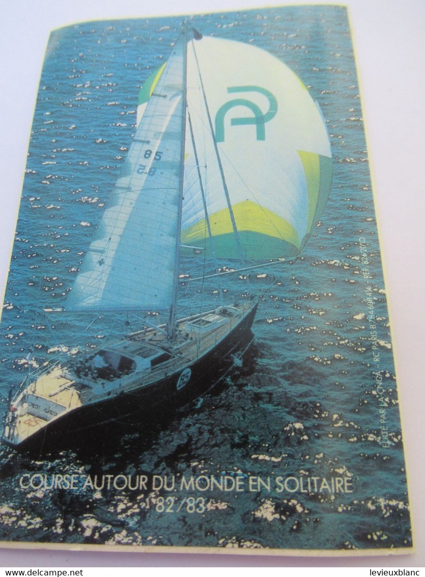 Voile -Sport/Auto-collant Publicitaire Ancien /Course Autour Du Monde En Solitaire /Crédit Agricole/1982-83     ACOL199 - Pegatinas