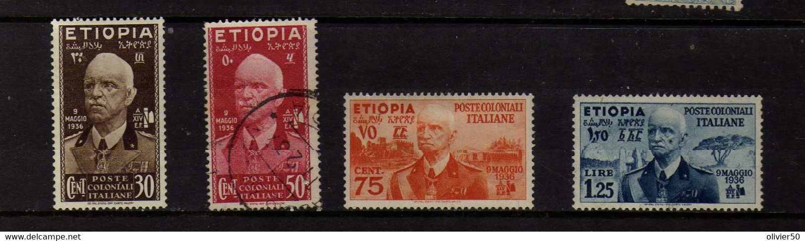 Italie Ethiopie  1936 - King Vittorio Emanuele III   - */o - Ethiopia