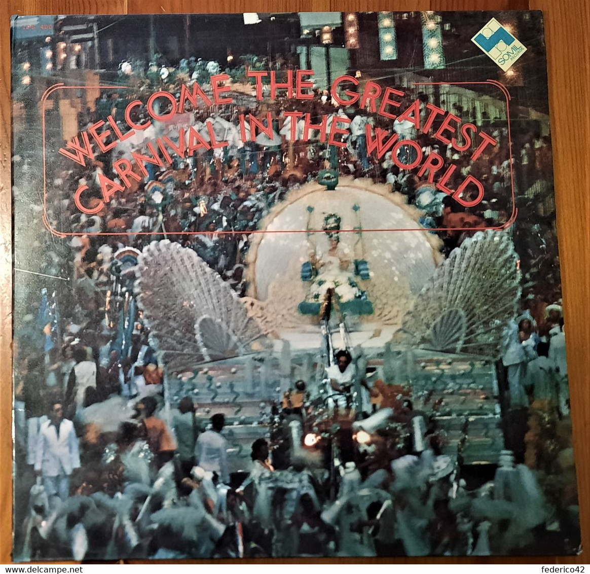 DISCO VINILE 33 GIRI ANNI '80 CARNEVALE DI RIO DE JANEIRO NUOVO CON DEDICA - Musiche Del Mondo