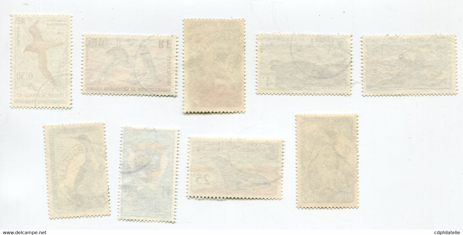 T. A. A. F. N°12 / 17 OBLITERES FAUNE - Used Stamps