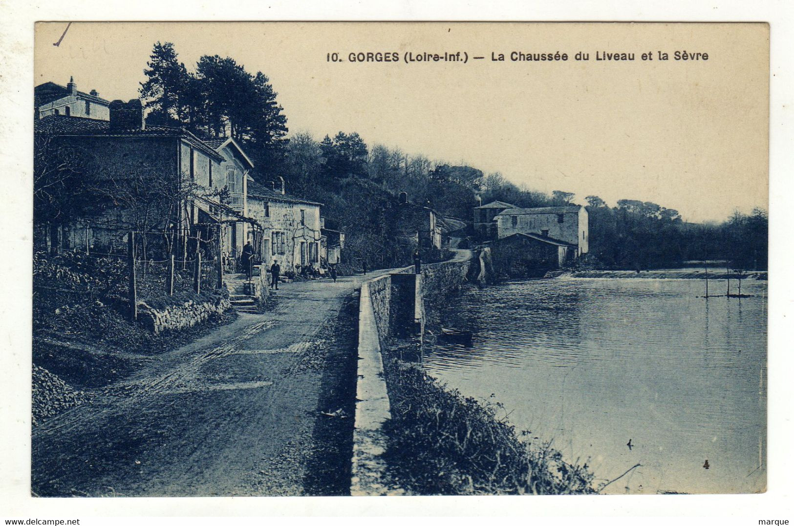 Cpa N° 10 GORGES La Chaussée Du Liveau Et La Sèvre - Gorges