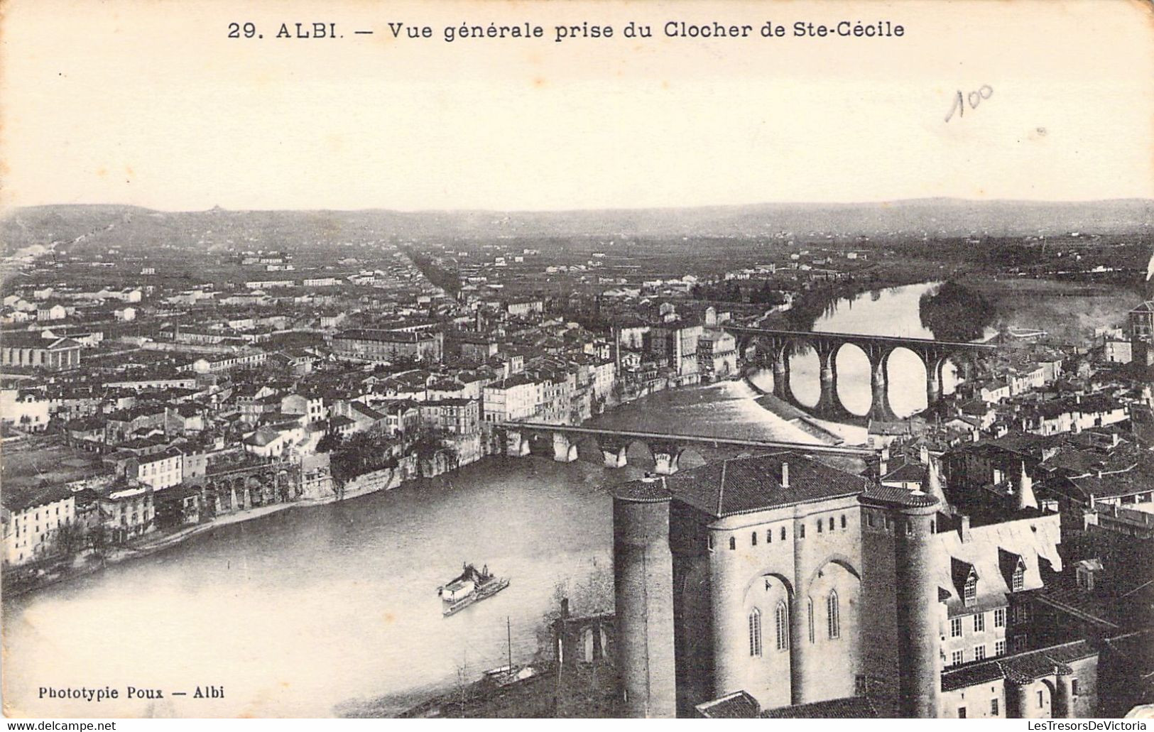 FRANCE - 81 - ALBI - Vue Générale Prise Du Clocher De Ste Cécile -  Carte Postale Ancienne - Albi