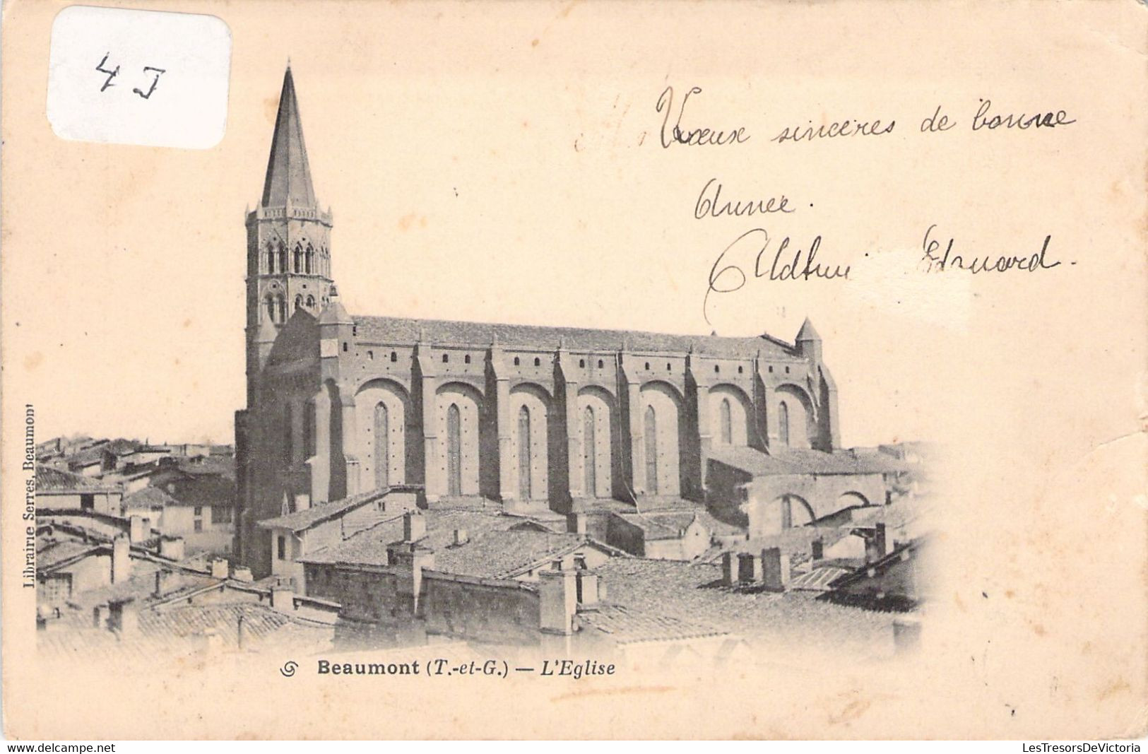 FRANCE - 81 - BEAUMONT - L'église -  Carte Postale Ancienne - Andere & Zonder Classificatie