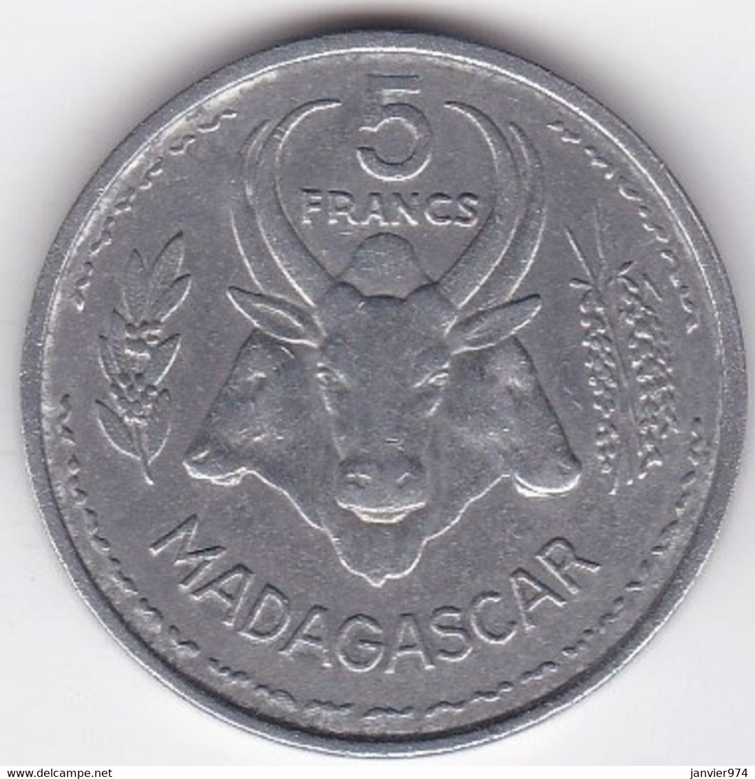 Madagascar , 5 Francs 1953 , En Aluminium , Lec# 106 - Madagaskar