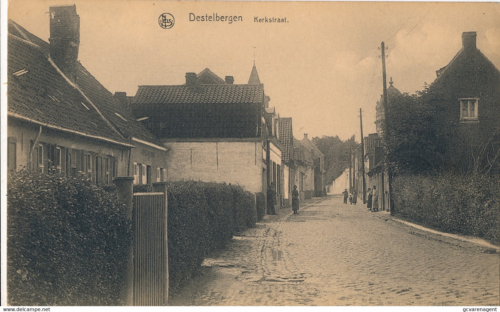 DESTELBERGEN  KERKSTRAAT             2 SCANS - Destelbergen