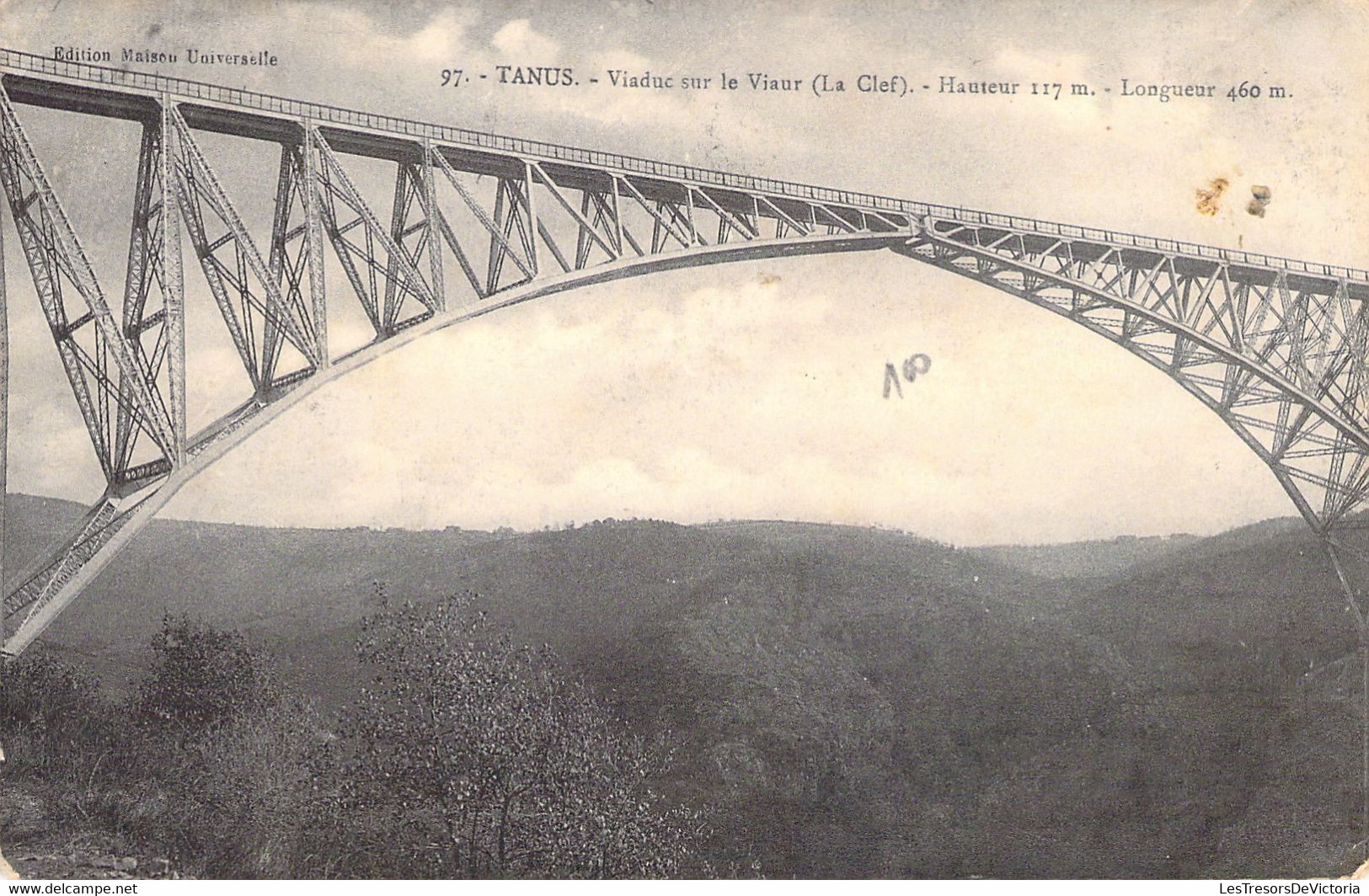 FRANCE - 81 - TANUS -  Viaduc Sur Le Viaur - La Clef -  Carte Postale Ancienne - Andere & Zonder Classificatie