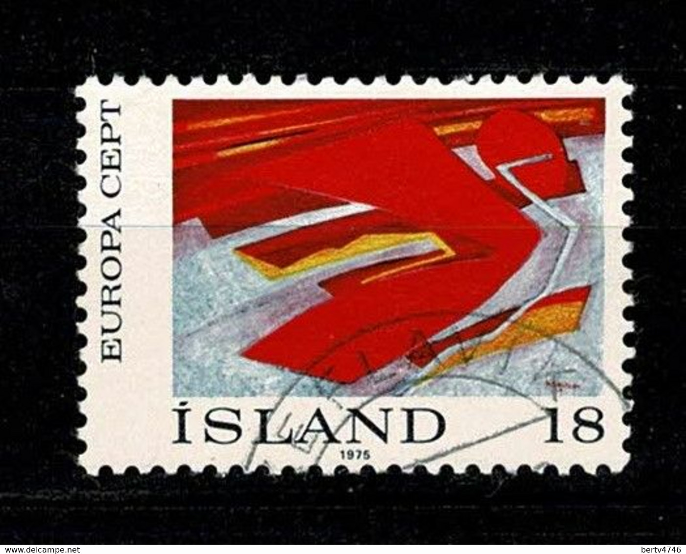 Island 1975 Yv. 455, Mi 502, (o) Used - Usati