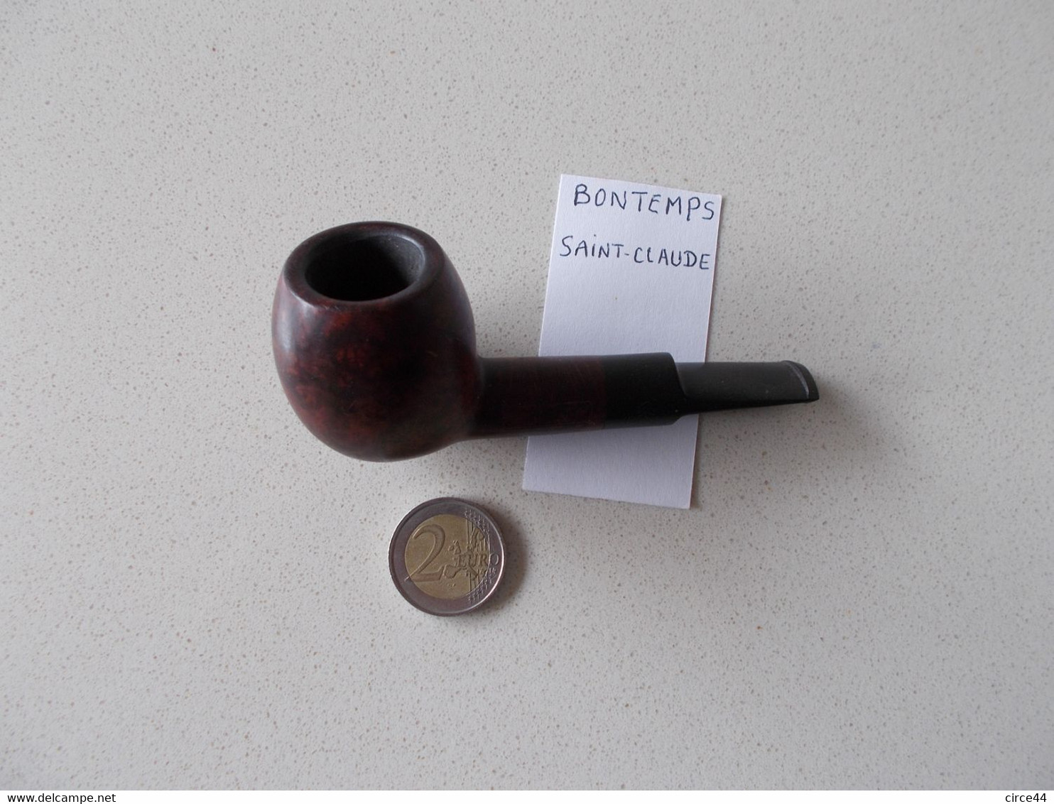 BELLE PIPE VINTAGE.BRUYERE.BONTEMPS.SAINT CLAUDE.PEU FUMEE. - Pipes En Bruyère