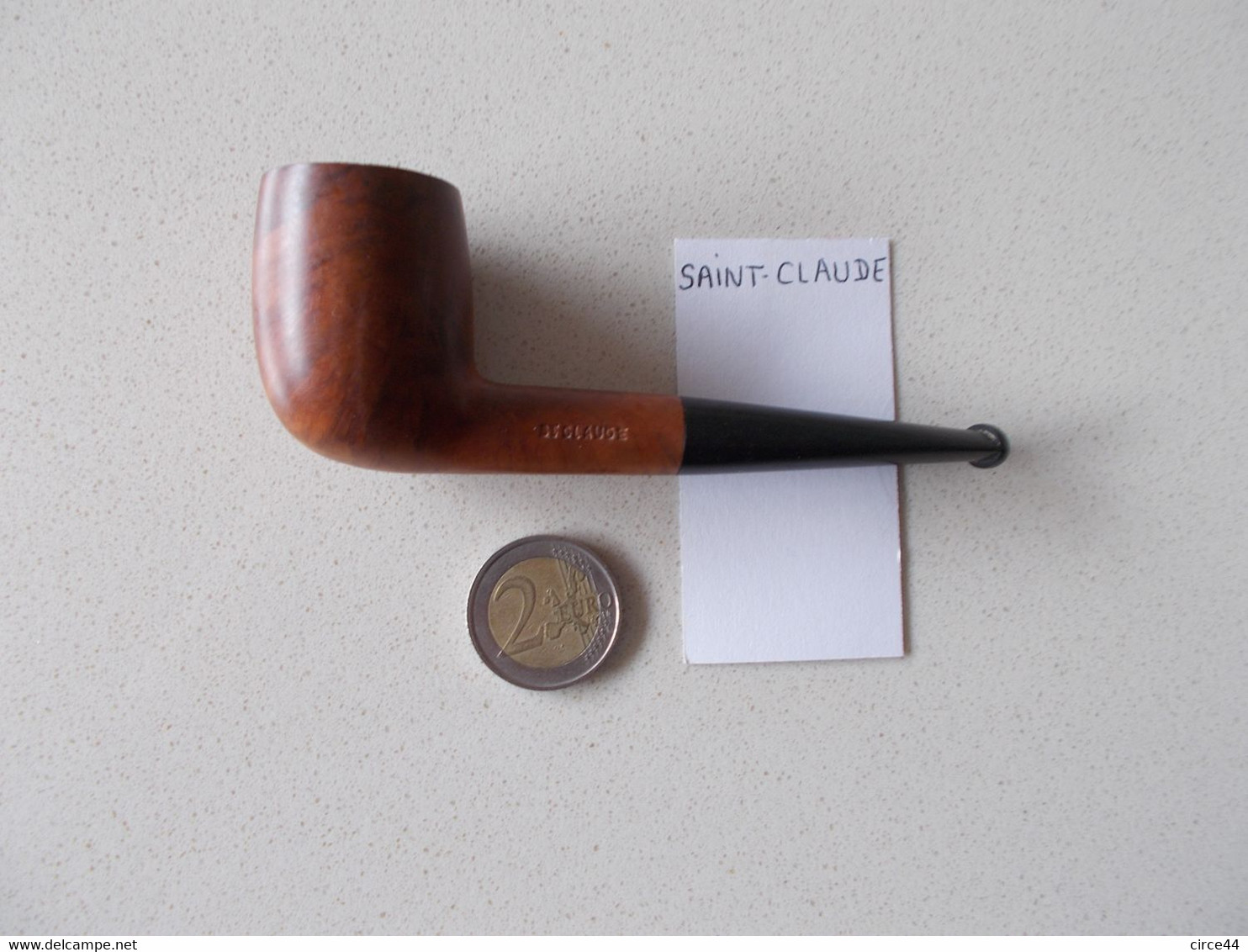 BELLE PIPE VINTAGE.BRUYERE..SAINT CLAUDE.PEU FUMEE. - Pipes En Bruyère