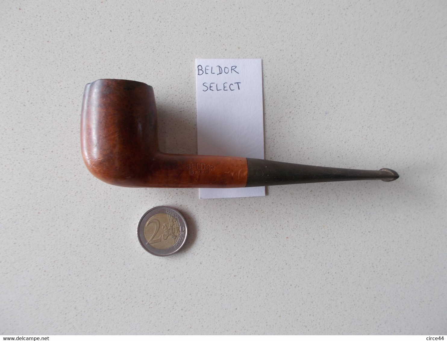 BELLE PIPE VINTAGE.BRUYERE.BELDOR SELECT.PEU FUMEE. - Pipas En Madera De Brezo ( Bruyere)