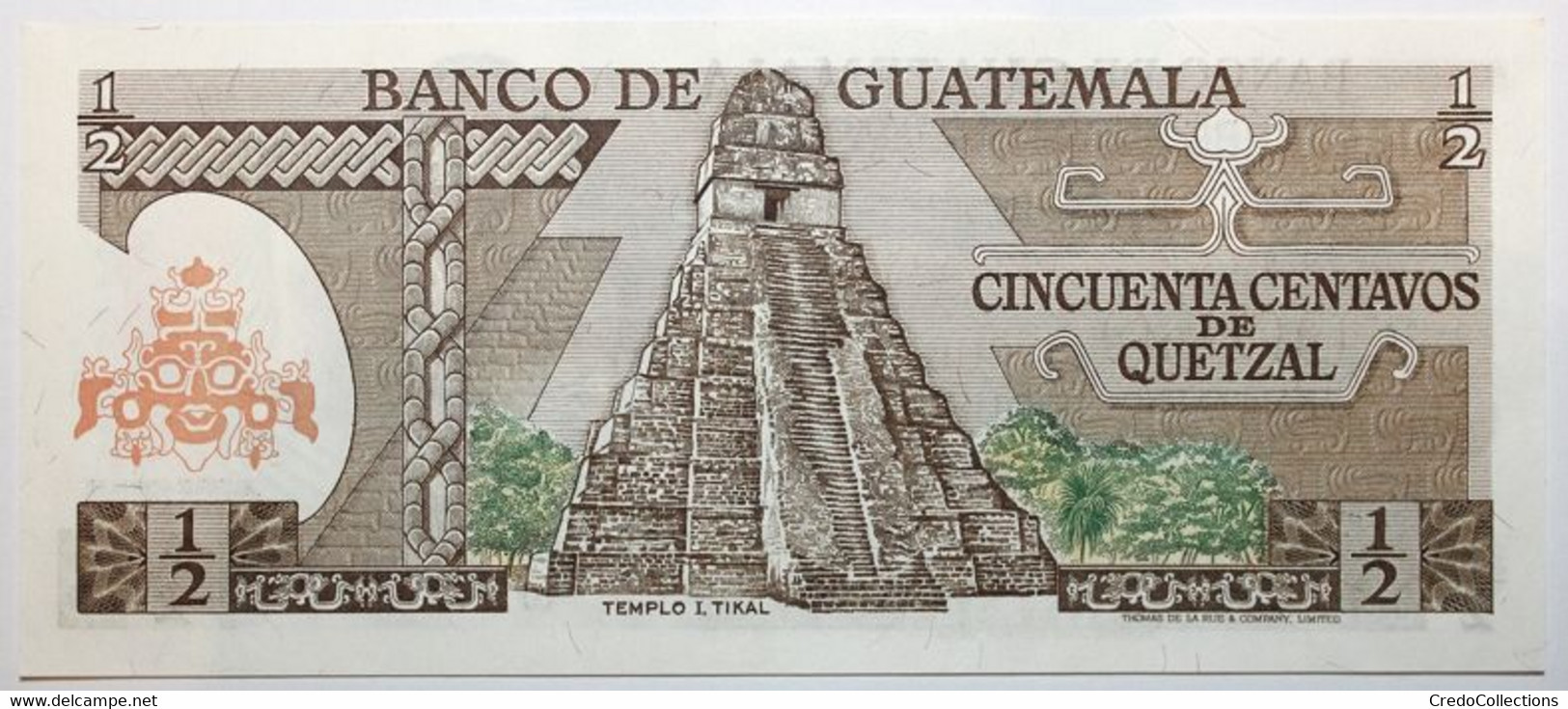 Guatemala - 0,5 Quetzal - 1983 - PICK 58c6.2 - NEUF - Guatemala