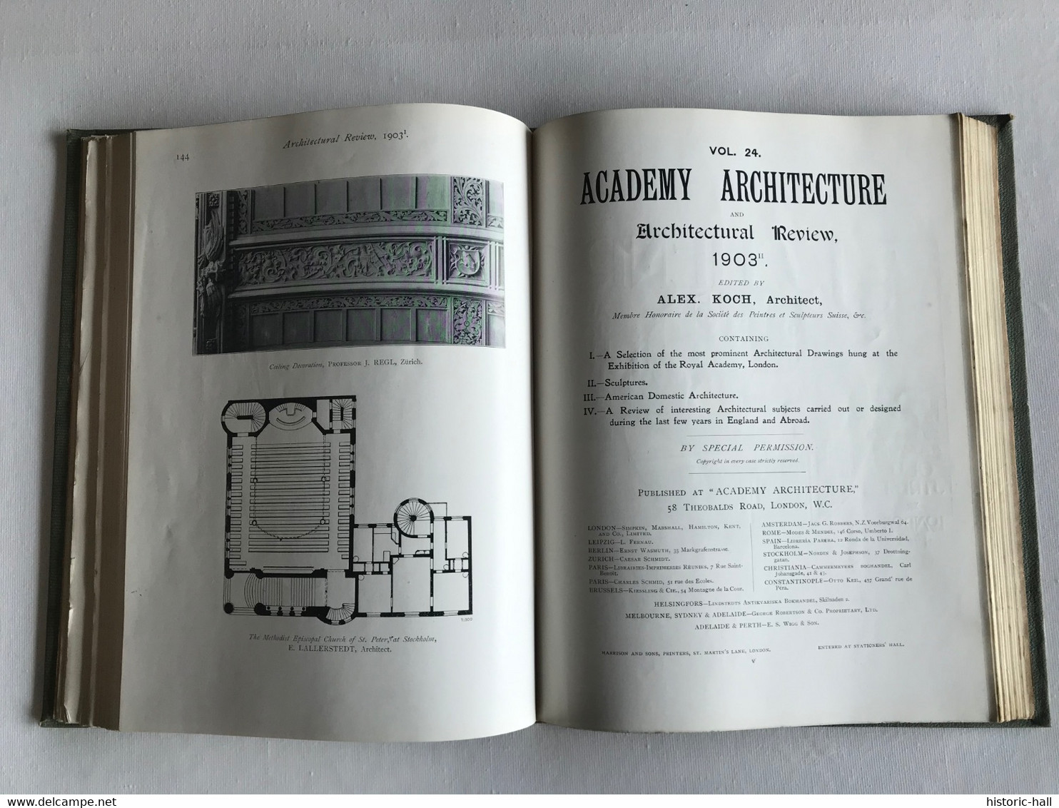 ACADEMY ARCHITECTURE & Architectural Review - vol 23 & 24 - 1903 - Alexander KOCH