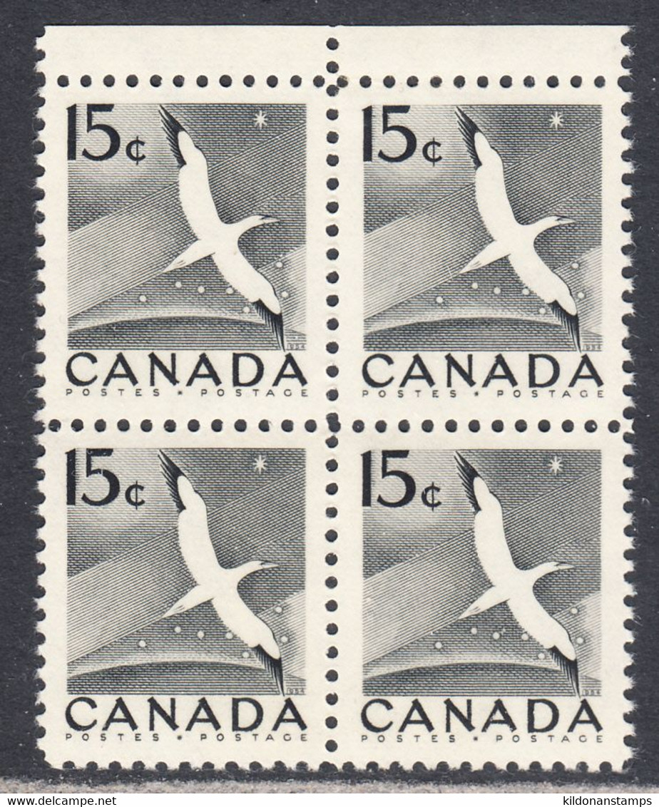 Canada 1954 Mint No Hinge, Block, Sc# 343, SG - Unused Stamps