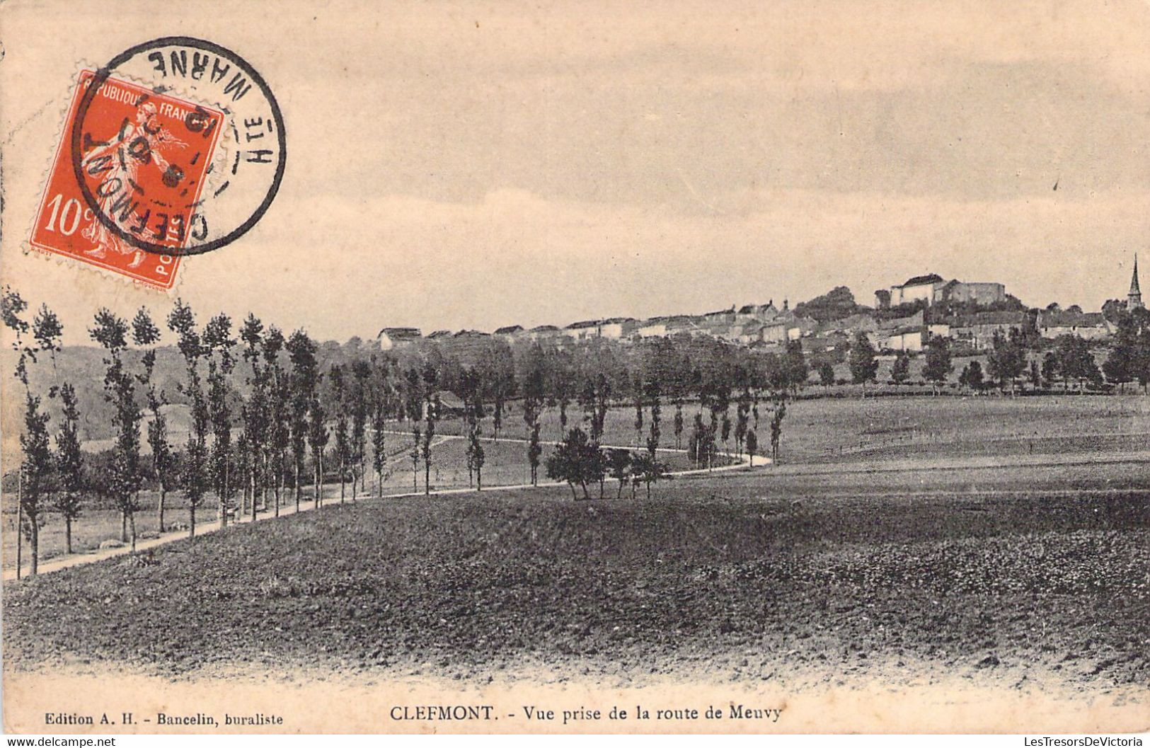 FRANCE - 52 - CLEFMONT - Vue Prise De La Route De Leuvy - Carte Postale Ancienne - Clefmont