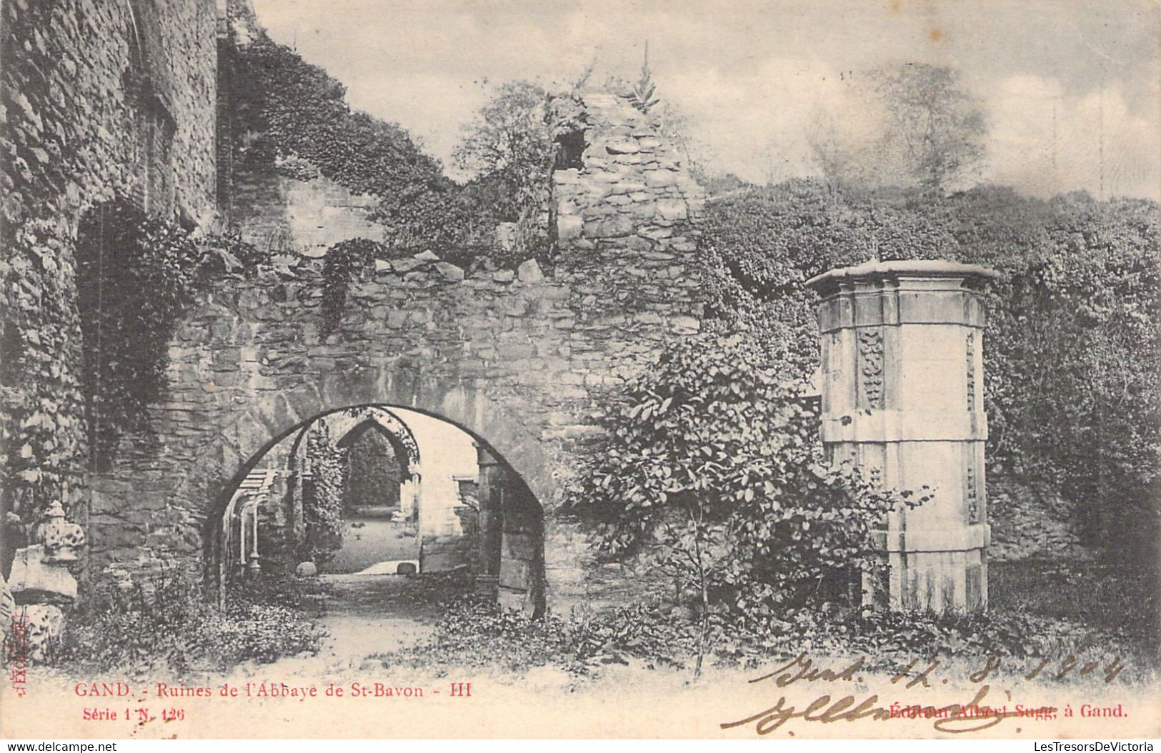 BELGIQUE - GAND - Ruines De L'Abbaye De St Bavon - Série 1 N°126- Carte Postale Ancienne - Gent