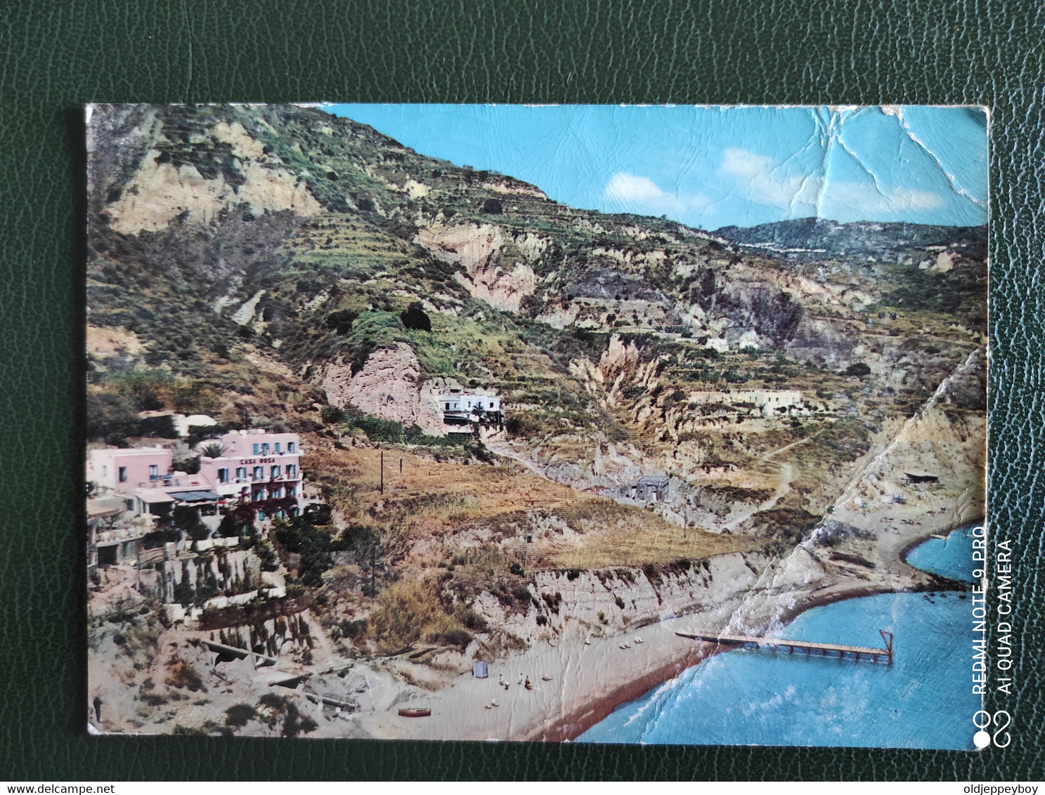 POSTCARD CARTOLINA ISOLA  ISCHIA S.ANGELO  PANORAMA - Andere & Zonder Classificatie