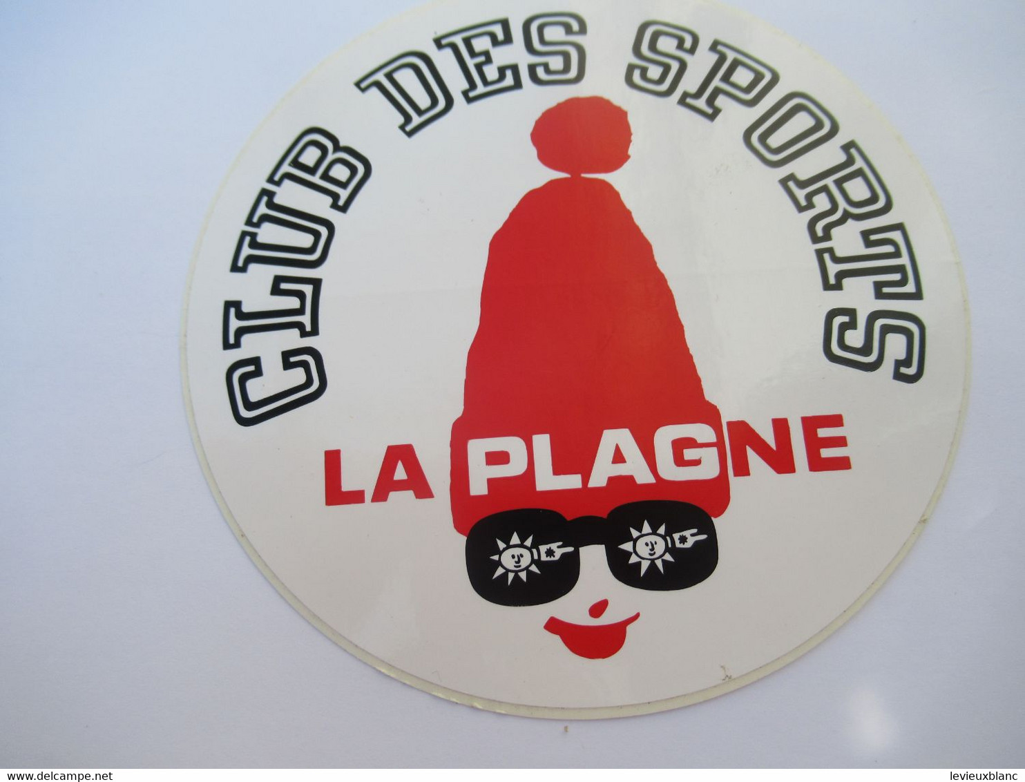 SPORT/Auto-collant Publicitaire Ancien /Club Des Sports LA PLAGNE / Vers 1980- 1985    ACOL206 - Adesivi