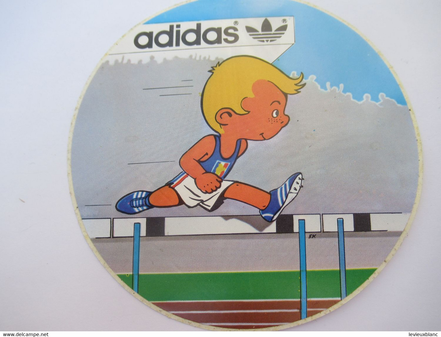 SPORT/Chaussure/Auto-collant Publicitaire Ancien /ADIDAS / Vers 1980- 1985    ACOL207 - Stickers