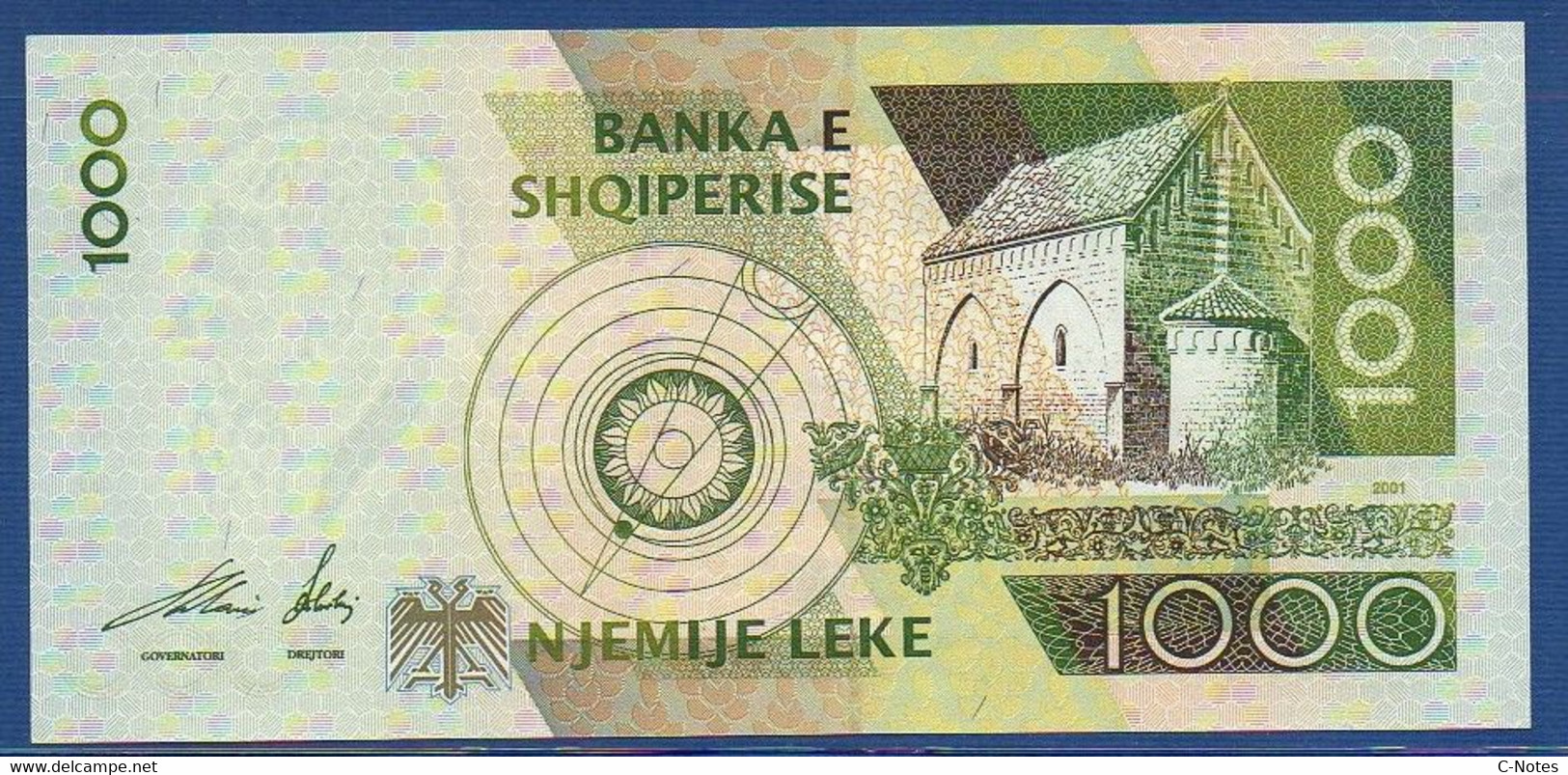 ALBANIA - P.69 – 1.000 1000 LEKE 2001 UNC, Serie OL973565 - Albanien