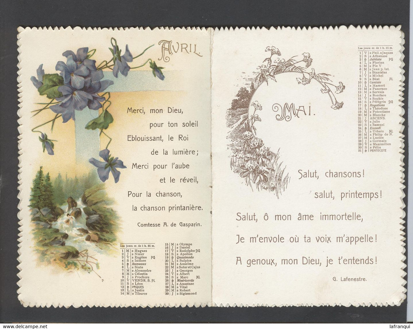 Themes Div-ref NN866- Calendriers - Petit  Calendrier Complet - Bonne Année 1914- ( 8 Scans )- - Petit Format : 1901-20