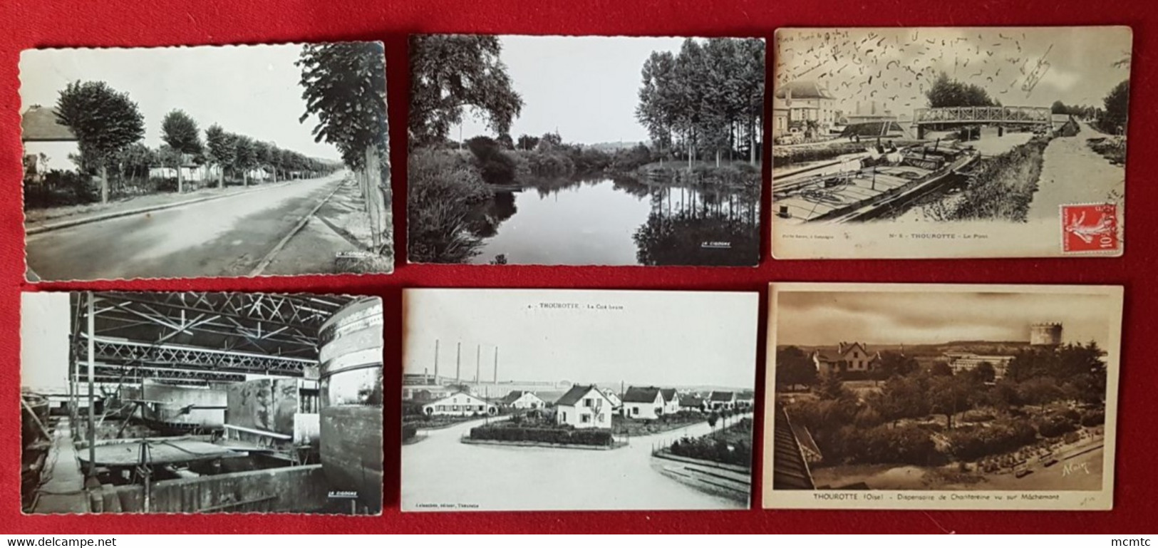 11  Cartes -  Thourotte  -( 60. Oise ) - Thourotte