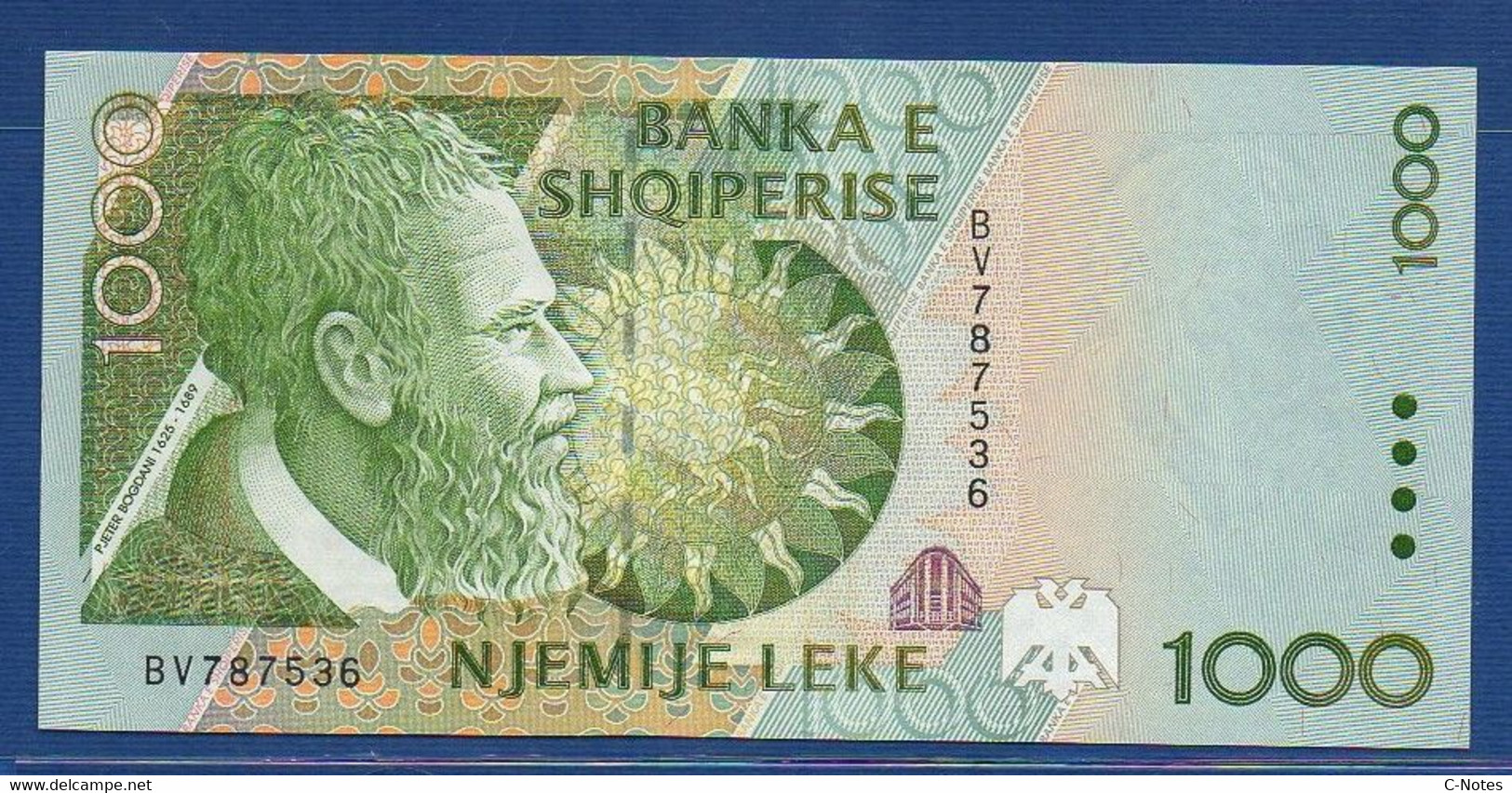 ALBANIA - P.65 – 1000 1.000 LEKE 1996 UNC, Serie BV787536 - Albanie