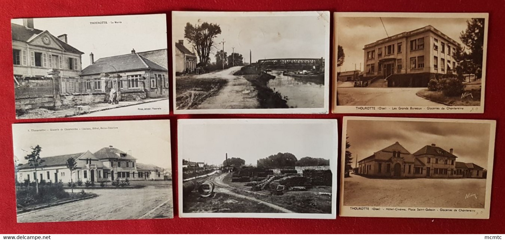 12  Cartes -  Thourotte  -( 60. Oise ) - Thourotte