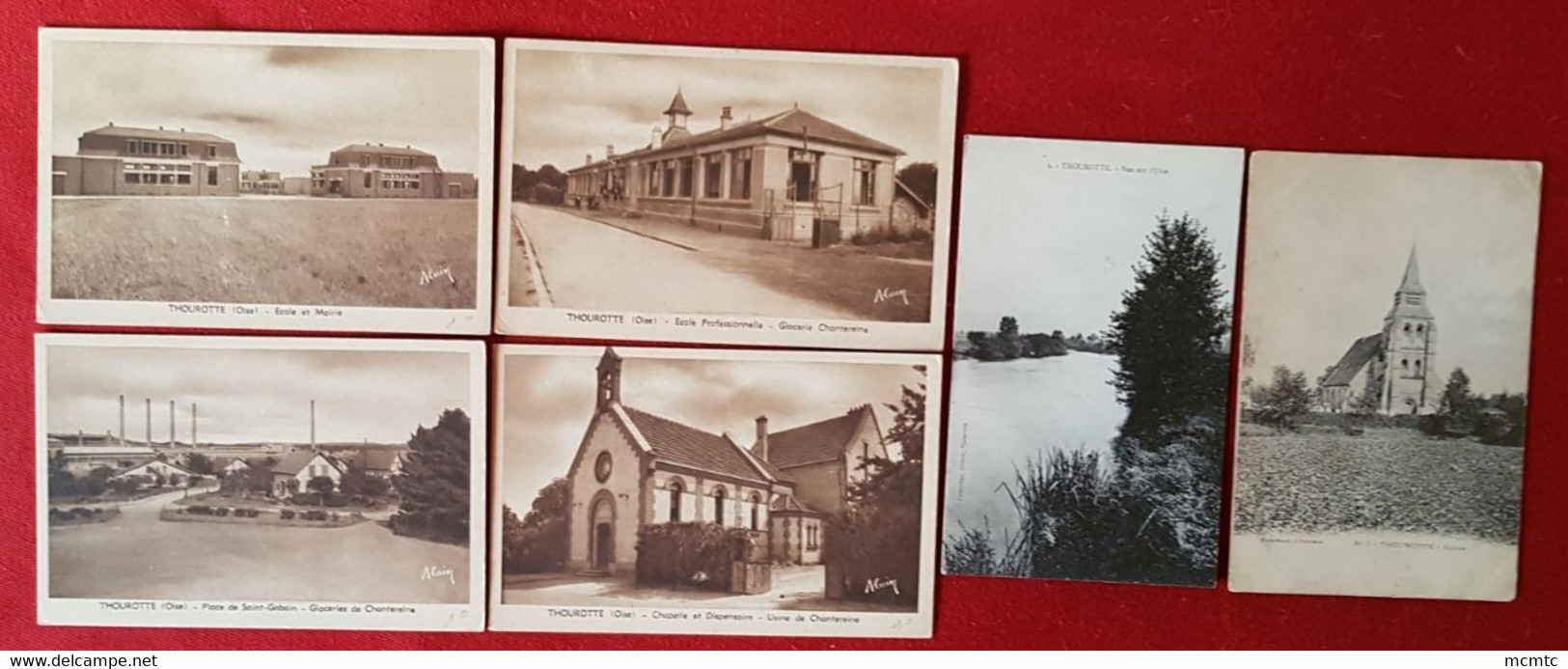 12  Cartes -  Thourotte  -( 60. Oise ) - Thourotte