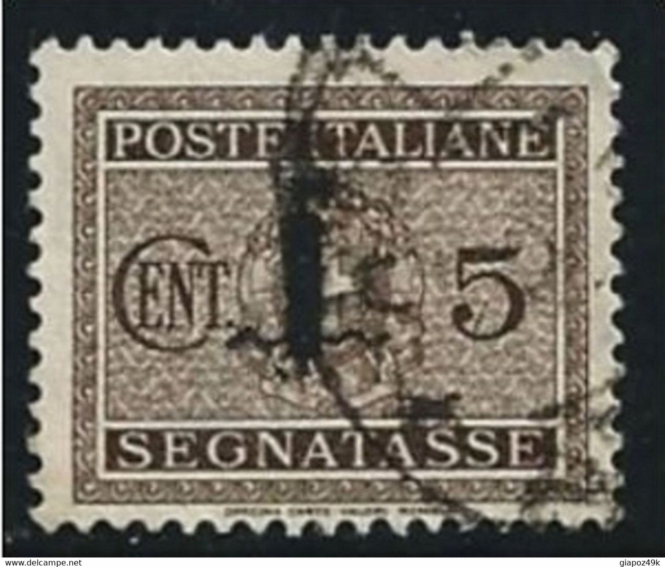 ● ITALIA  R.S.I. 1944  SEGNATASSE  N.° 60 Usato  Fil. S  Cat. ? € ️ Lotto N. 959 ️ - Segnatasse