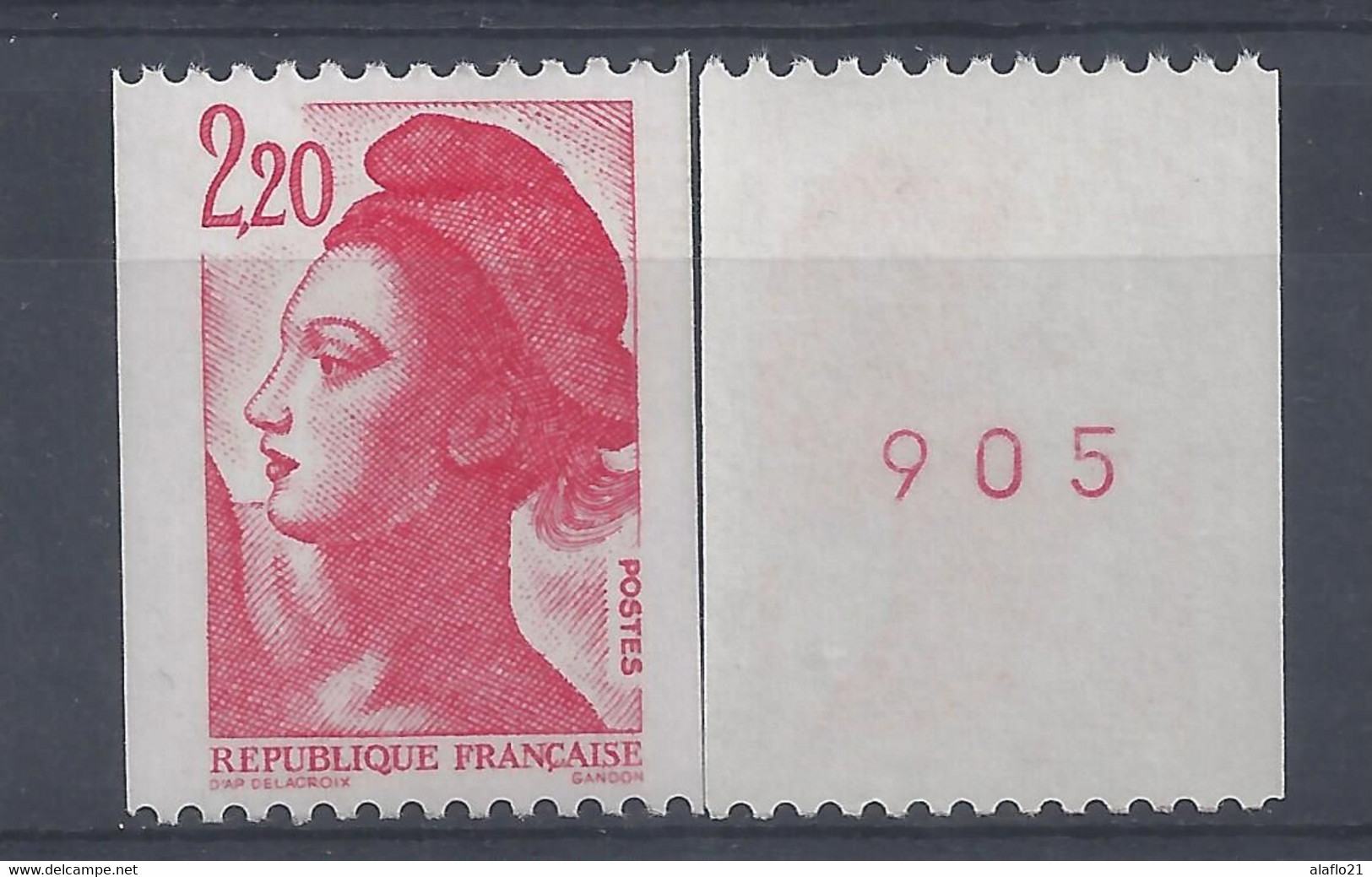 LIBERTE - ROULETTE Avec N° ROUGE N° 2379b - NEUF SANS CHARNIERE - Rollen