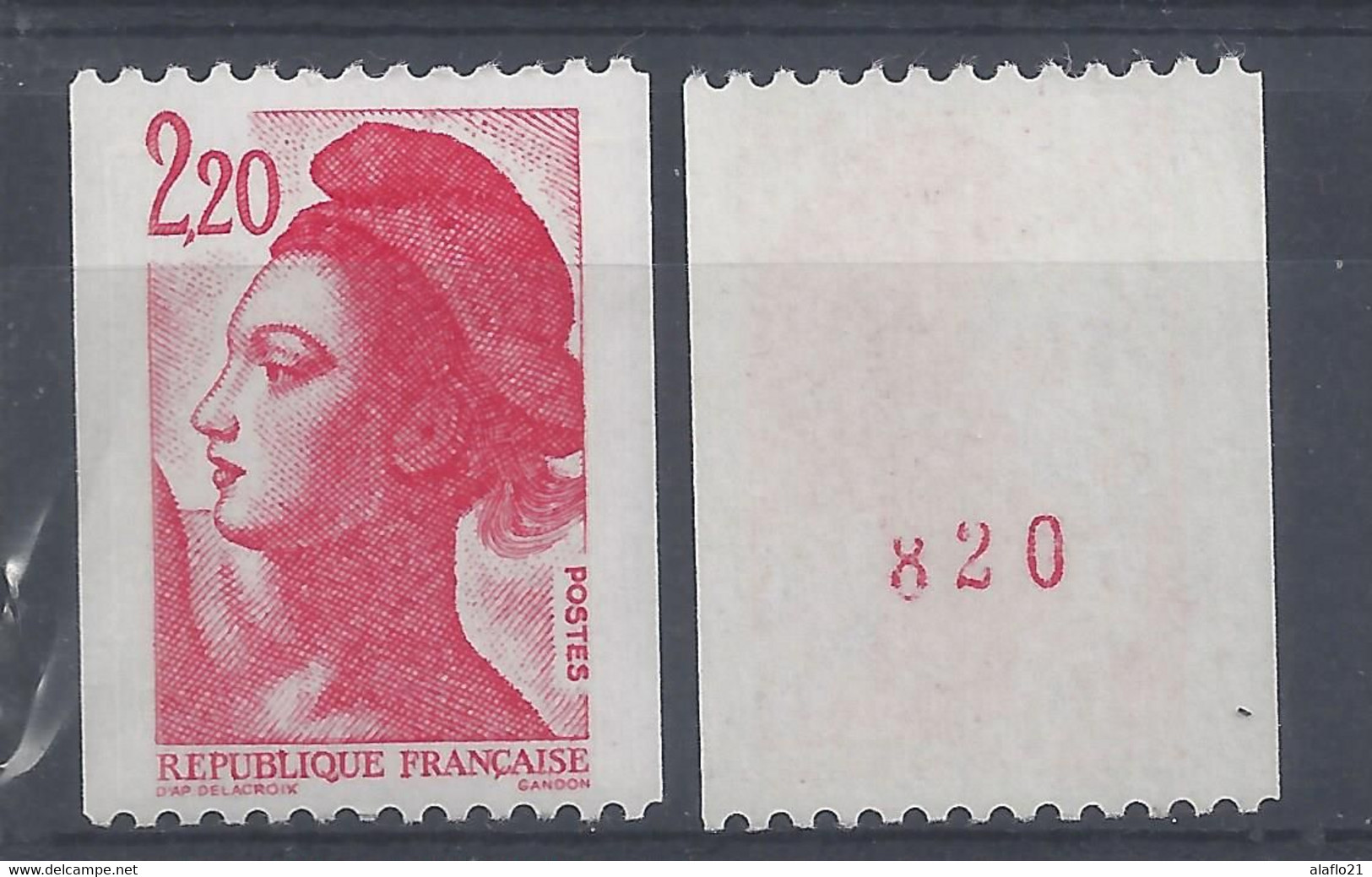 LIBERTE - ROULETTE Avec N° ROUGE N° 2379a - NEUF SANS CHARNIERE - Coil Stamps