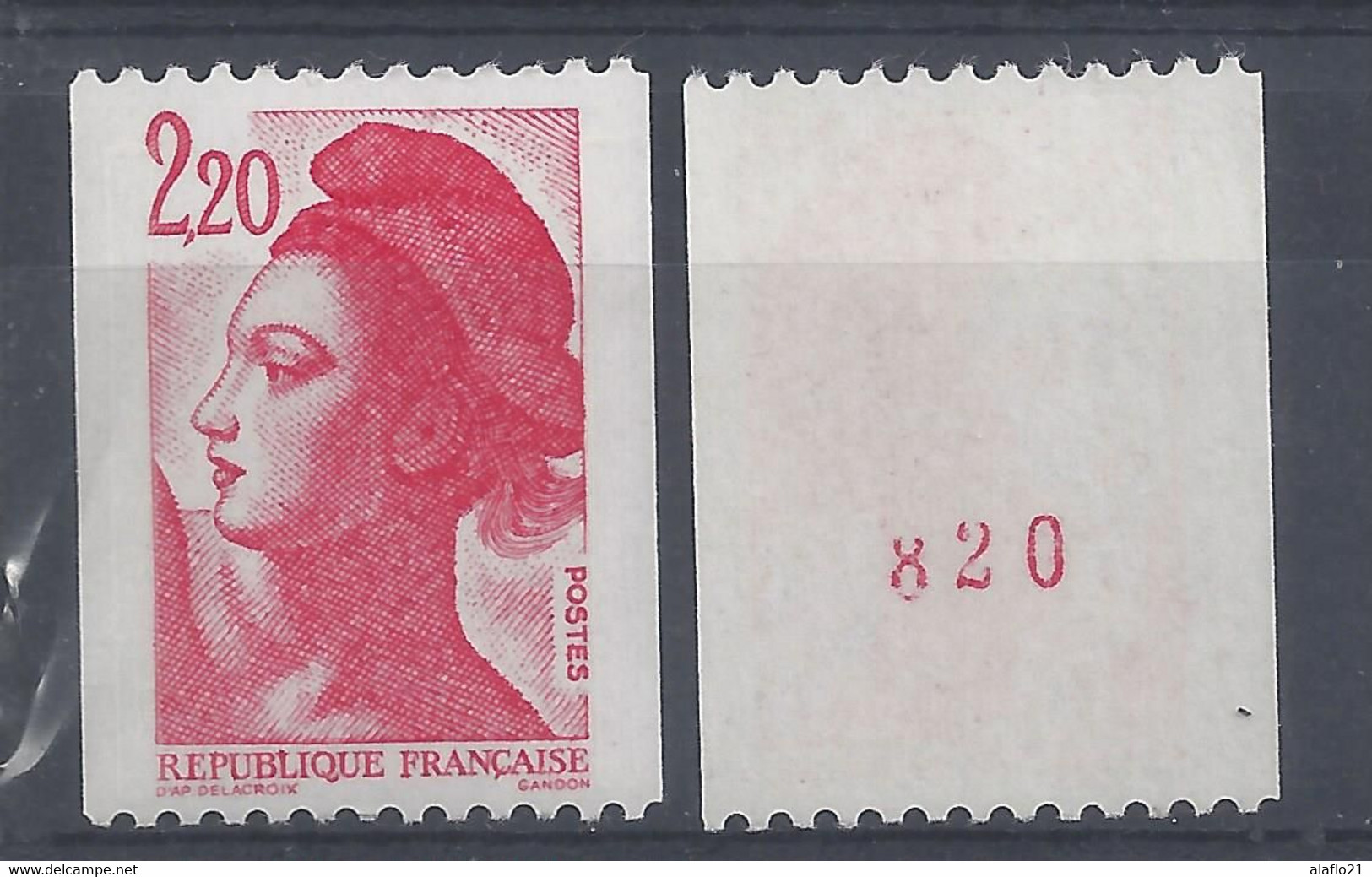 LIBERTE - ROULETTE Avec N° ROUGE N° 2379a - NEUF SANS CHARNIERE - Roulettes